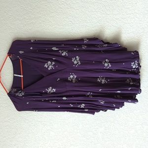 Free people flare sleeve dress